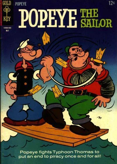 Cover of Popeye Fights Typhoon Thomas
