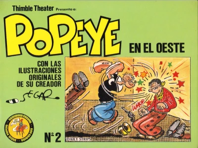Cover of Popeye en el oeste