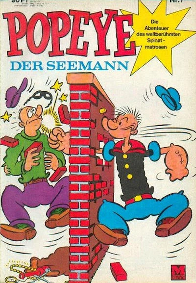 Cover of Popeye der Seemann