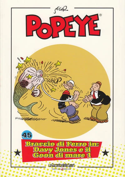 Cover of Braccio di Ferro in: Davy Jones e il Goon di mare 1