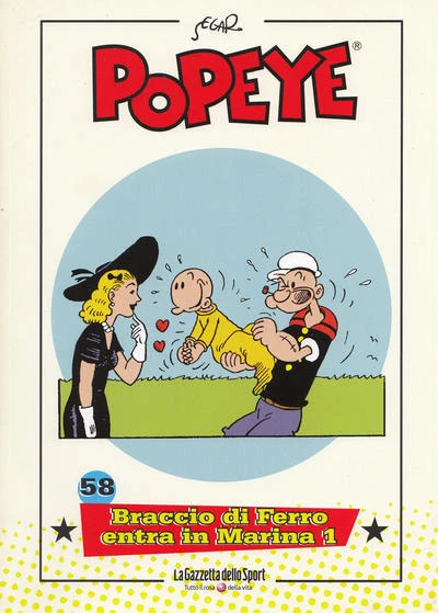 Cover of Braccio di Ferro entra in Marina 1