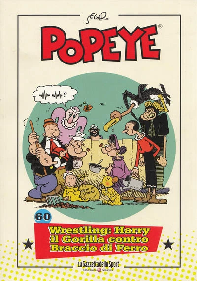 Cover of Wrestling: Harry il Gorilla contro Braccio di Ferro