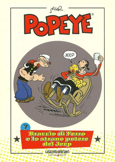 Cover of Braccio di Ferro e lo strano potere del Jeep
