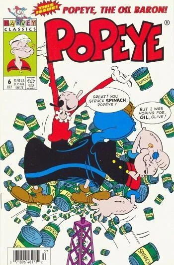 Cover of Popeye, The Oil Baron