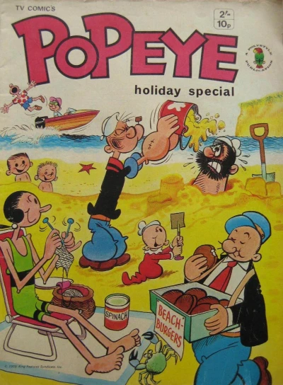 Cover of Popeye Holiday Special