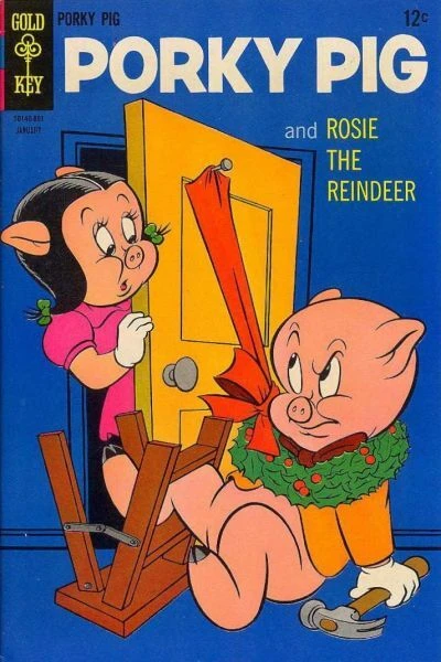Cover of Porky Pig and Rosie the Reindeer