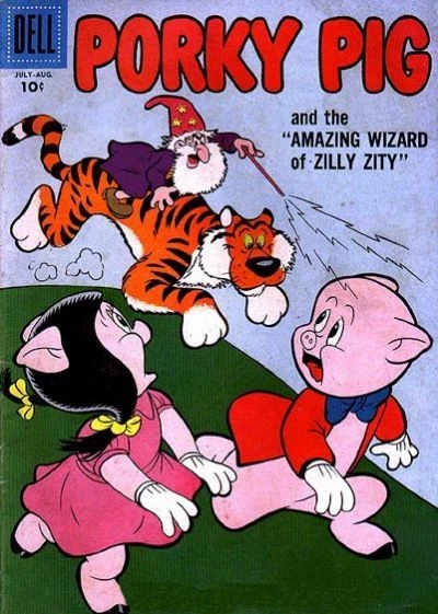 Cover of Porky Pig and "The Amazing Wizard of Zilly Zity"