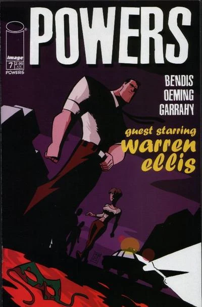 Cover of Powers guest starring Warren Ellis