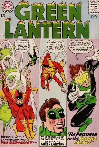 Cover of Prisoner In The Golden Mask!; The Eagle Crusader of Earth!