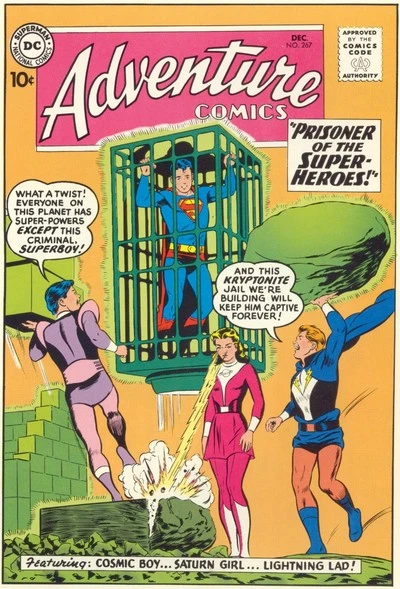 Cover of Prisoner of the Super-Heroes!
