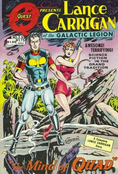 Cover of Lance Carrigan of the Galactic Legion : "the Mind of Quad"