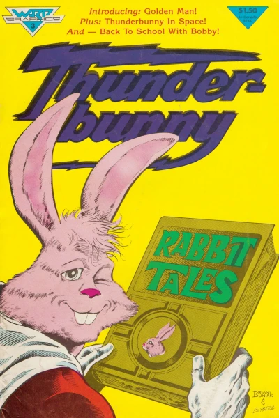 Cover of Rabbit Tales: First Encounter; Lessons!; Who is Golden Man?