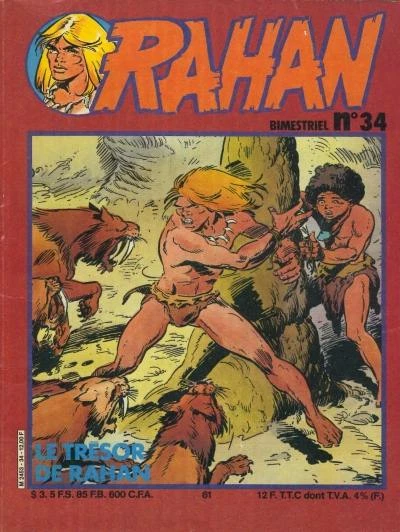 Cover of L'Herbe Miracle - Tous pour un ! … - Le Trésor de Rahan (34)