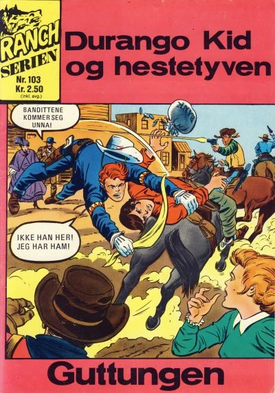 Cover of Durango Kid og hestety ven Guttungen