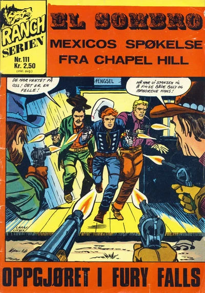 Cover of El Sombro Mexicos Spøkelse fra Chapel Hill ; Oppgjøret i Fury Falls