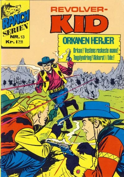 Cover of Revolver-Kid: Orkanen herjer!