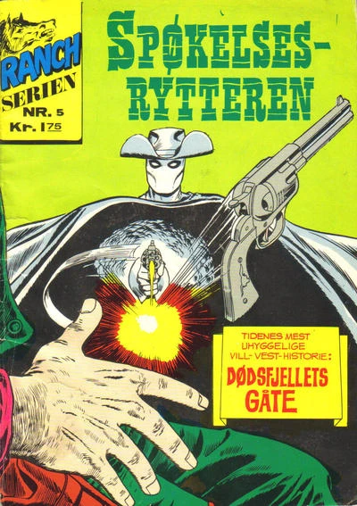 Cover of Spokelses-Rytteren: Dødsfjellets gåte
