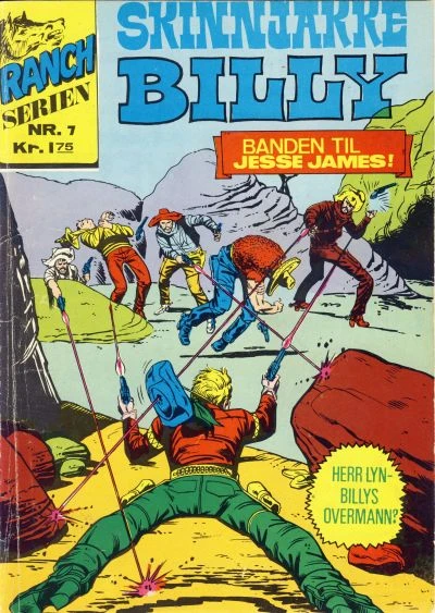 Cover of Skinnjakke Billy: Banden til Jesse James