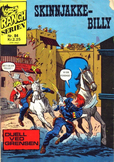 Cover of Skinnjakke Billy: Duell ved Grensen