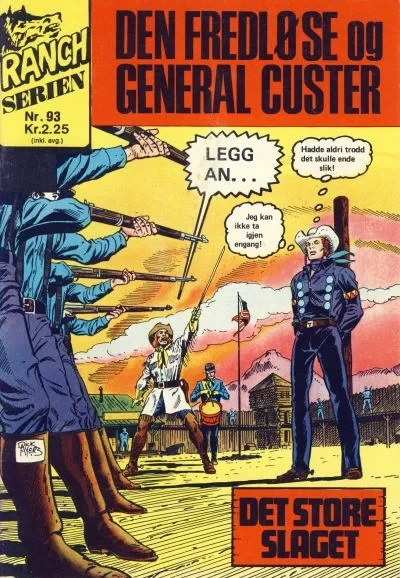 Cover of Den fredløse og General Custer