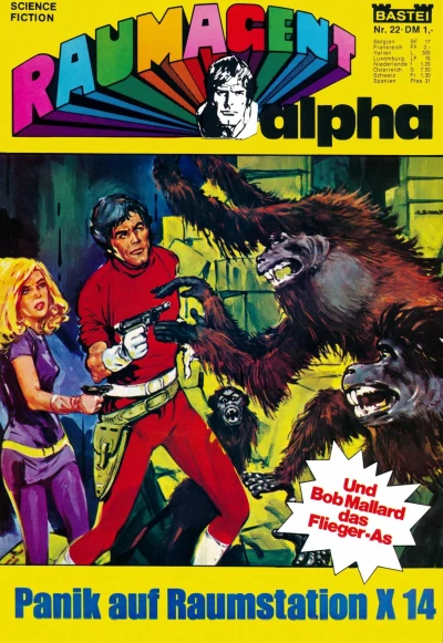 Cover of Panik auf Raumstation X 14