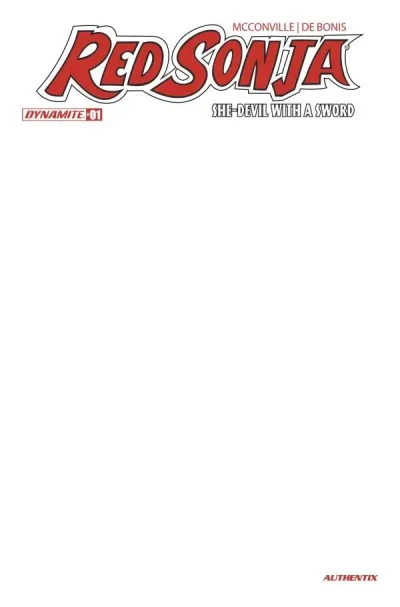 Cover of Cover F Blank Authentix Variant