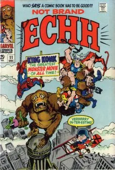 Cover of King Konk '68; Super-Hero Day Dreams; Dark Moon Rise, Heck Hound Hurt; It's A Mad, Mad Ave!; The Puns of Will Bonnet; How To Be A Comic Book Artist!; Don't Rock The Vote; Auntie Goose Rhymes Dept.; Ivanshmoe!; Fame Is A Cross-eyed Blind Date With Baaad Br