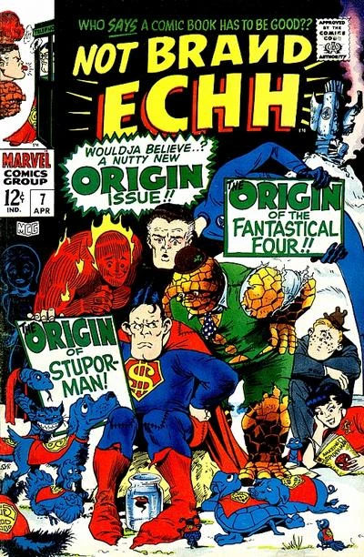 Cover of The Origin of... The Fantastical Four; The Origin of... Stuporman!
