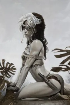 Cover of Adi Granov NYCC Exclusive B&W Virgin Variant (Ltd. 700)