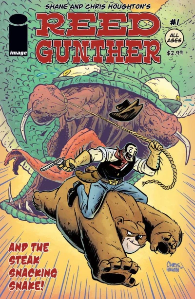 Cover of Reed Gunther & the Steak Snacking Snake!