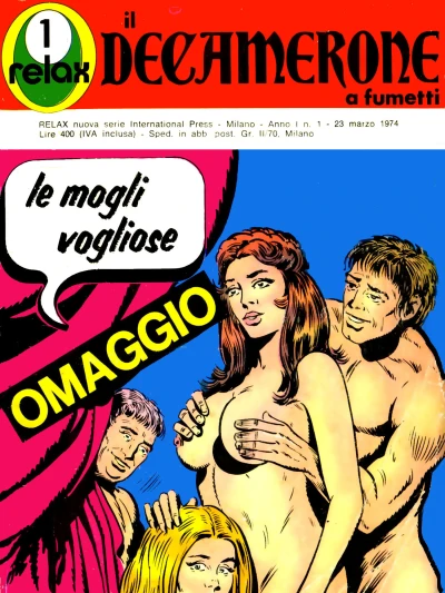 Cover of Il decamerone 1: Le mogli vogliose