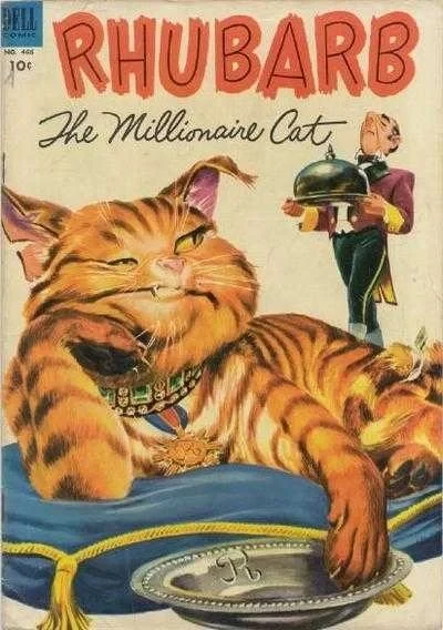 Cover of Rhubarb, the Millionaire Cat
