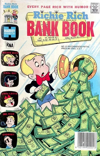 Cover of Richie Rich Bank Book