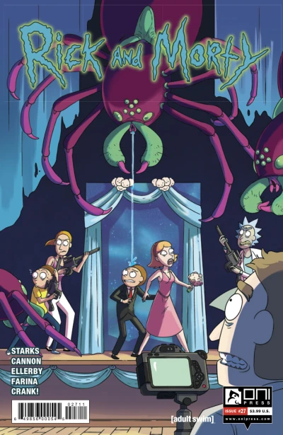 Cover of Some Morty to Love; Rick and Jerry in: Look Cthulhu Talking Now!