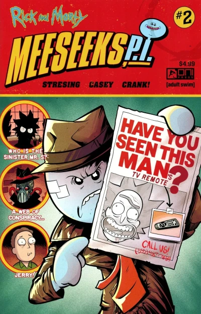 Cover of Part 2: Neither Man Noir Meeseeks