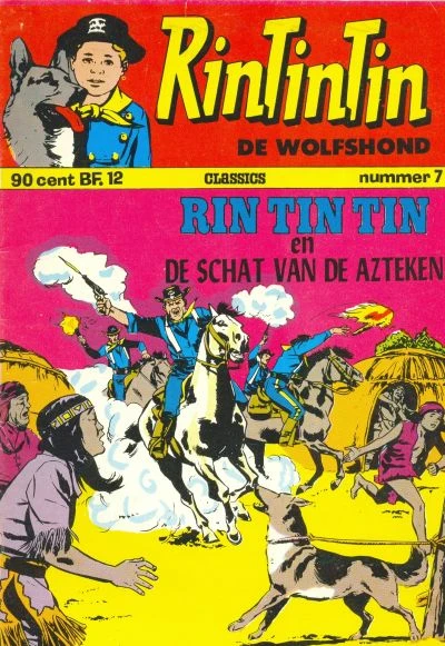 Cover of Rin Tin Tin en de Schat van de Azteken