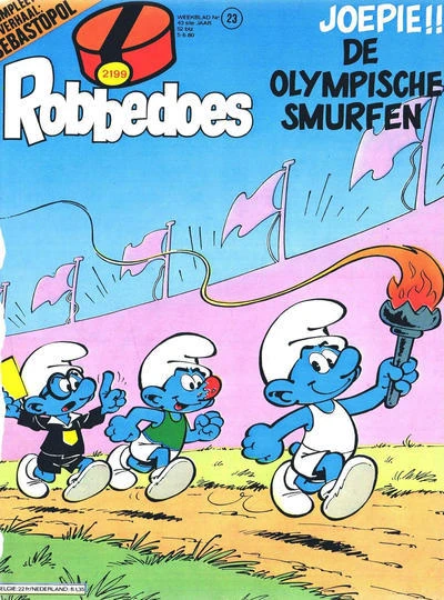 Cover of De Olympische Smurfen