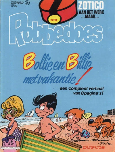 Cover of Bollie en Billie met vakantie!