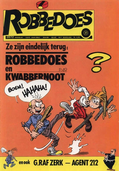 Cover of Robbedoes en Kwabberhoot