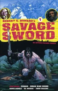 Cover of Conan and the Jewels of Hesterm - Part 1; John Silent: The Earthboung Dead; Six Guns and Scimitars: The Wild West in the Middle Easy; Dark Agnes: Storytelling - Part 1; Worms of the Earth