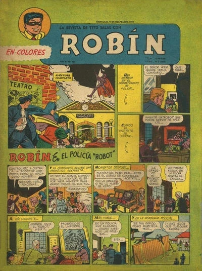 Cover of Robin en el Policia "Robot"