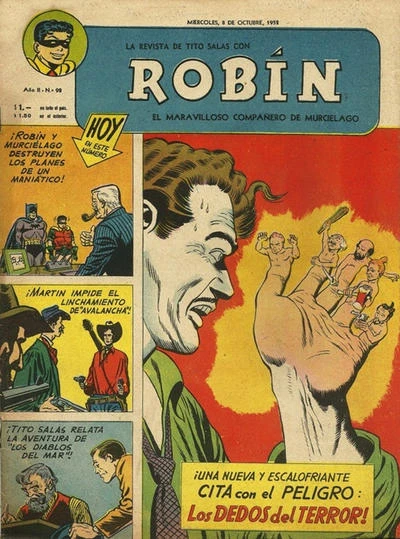 Cover of Los Dedos del Terror