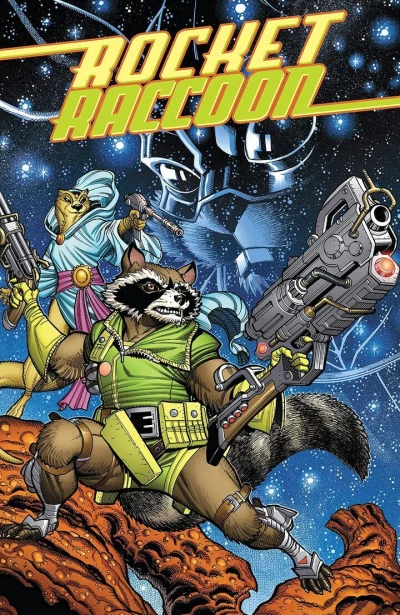 Cover of Rocket Raccoon/Animal Crackers/The Masque of the Red Breath/The Book of Revelations!/The Age of Enlightenment