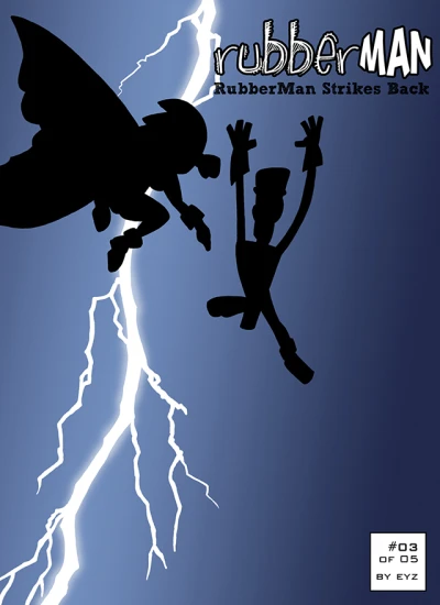 Cover of RubberMan Strikes Back