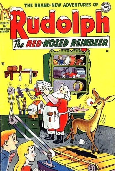Cover of The Brand-New Adventures of Rudolph the Red-Nosed Reindeer