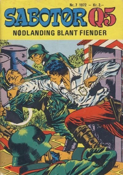Cover of Nodlanding Blant Fiender
