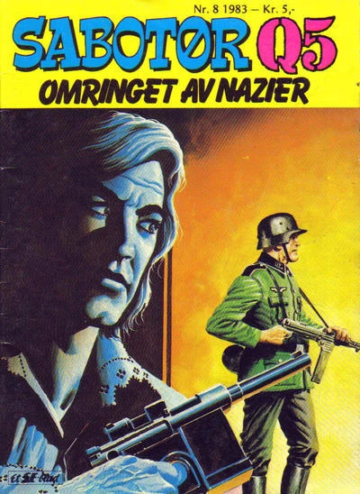 Cover of Omringet av Nazier