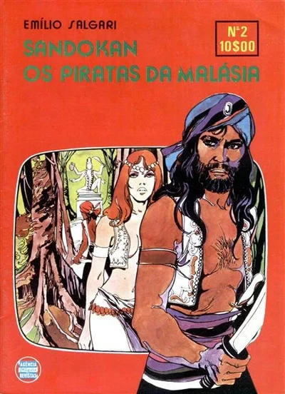 Cover of Sandokan as Piratas da Malasia