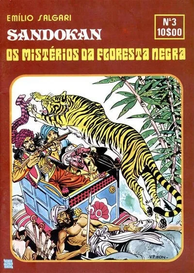 Cover of Sandokan Os Misterios da Floresta Negra