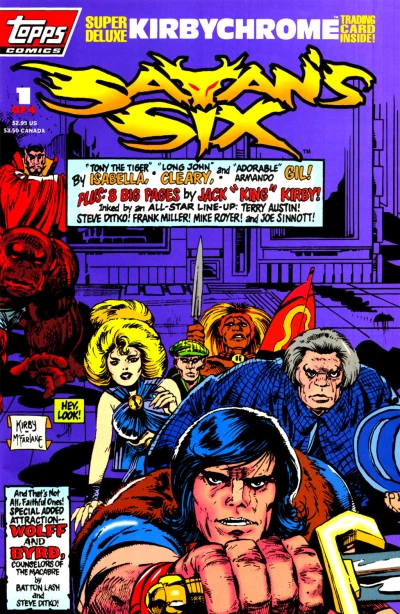 Cover of Satan's Six; Wolff and Byrd, Counselors of the Macabre